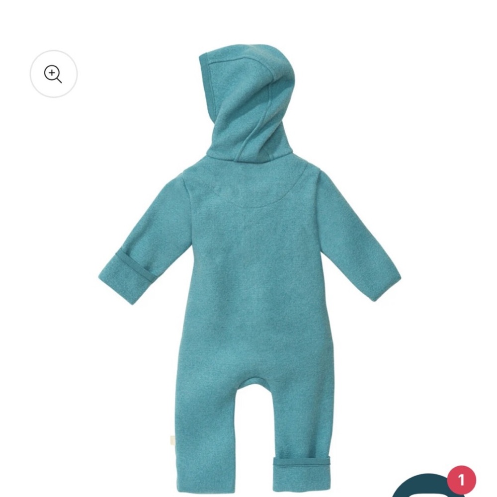 Disana Wool bunting blue Size 3-6 months